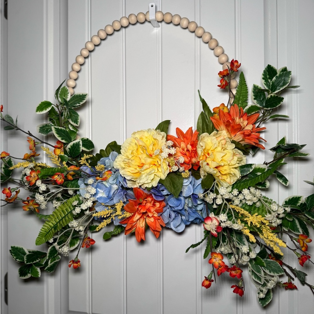 Wreath new handmade spring easter summer